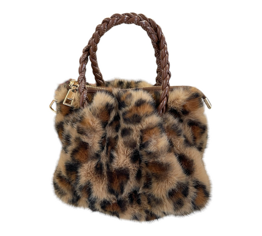 Handtasche AnimalPrint Kunstfell