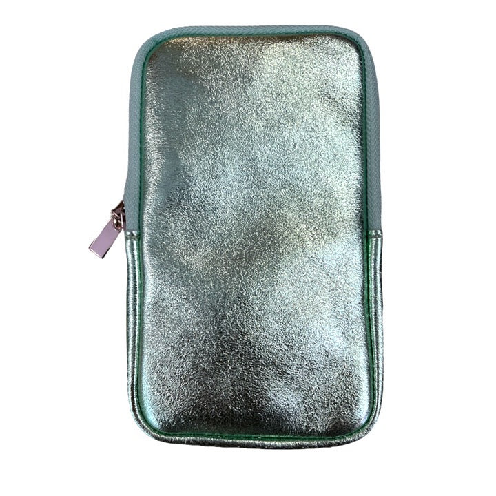 Handy Tasche/  Beutel Metallic Leder