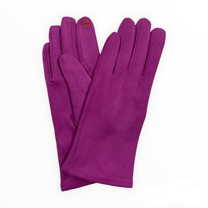 Vegan Damen Handschuhe Veloursleder Optik günstig online bestellen 