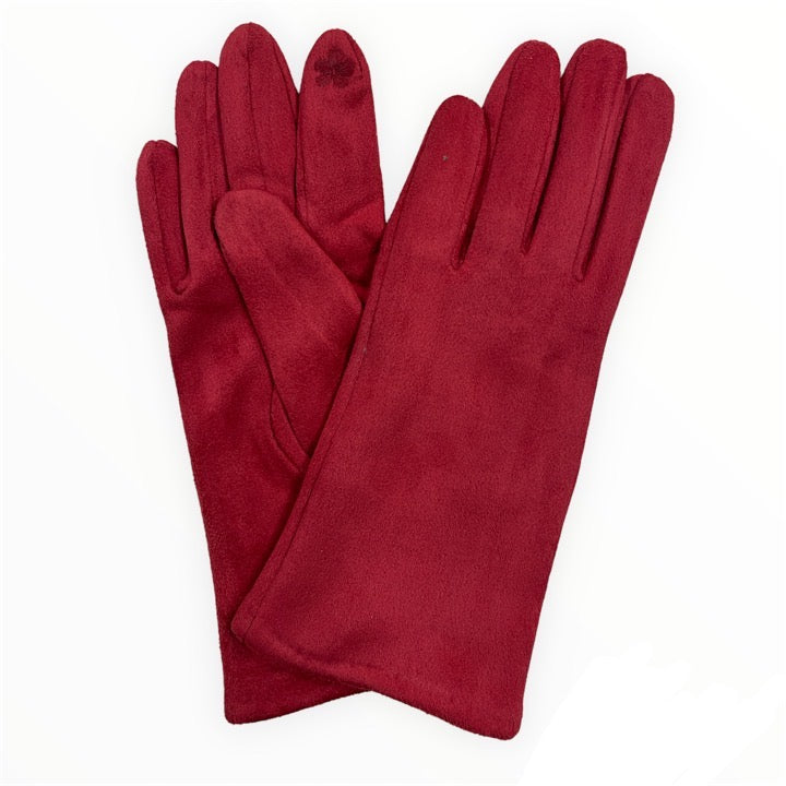 Vegan Damen Handschuhe Veloursleder Optik günstig online bestellen 